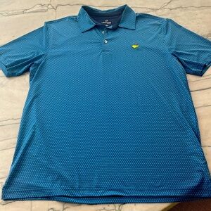 Masters Tech Men’s Golf Shirt in L, Blue